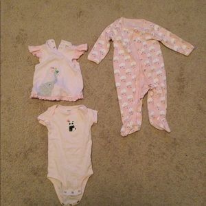 3 baby outfits